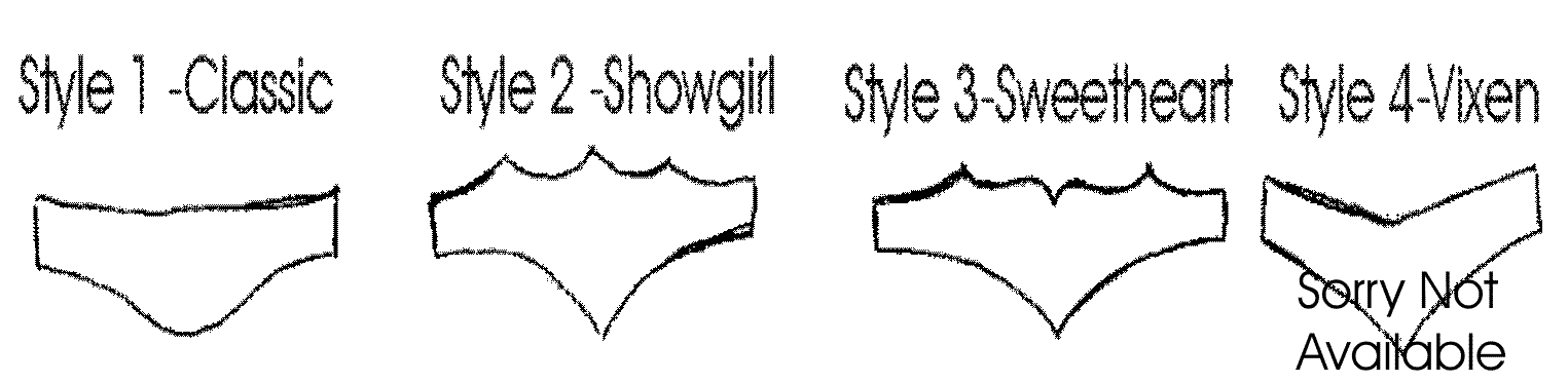 Drawings of belts to be used as bases