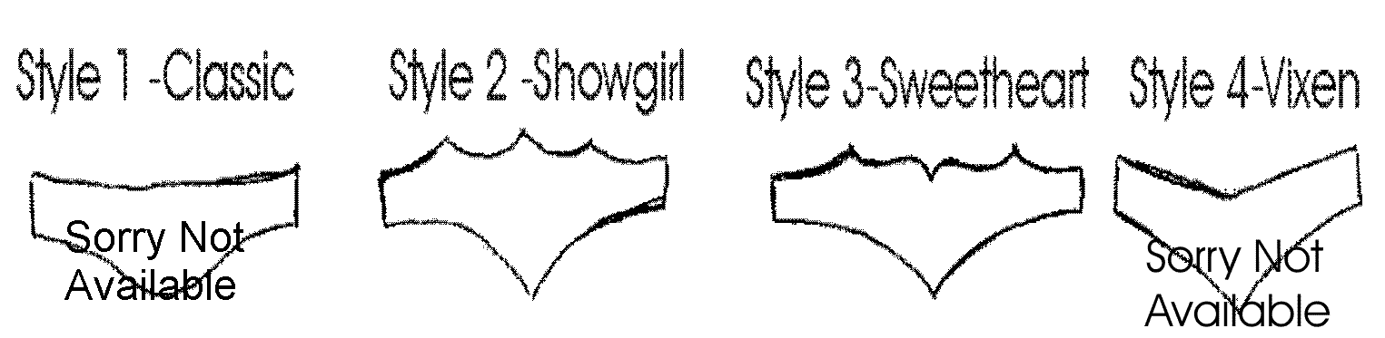Drawings of belts to be used as bases